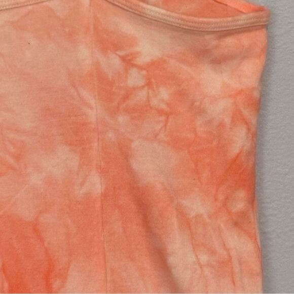 Billabong | Women’s Easy On Me Orange Tie Dye Mini Dress Spaghetti Straps Large - Picture 11 of 16